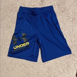 Under Armour Boys Blue Shorts